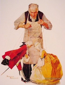 ノーマン・ロックウェル Painting - 人形遣い 1932 ノーマン・ロックウェル